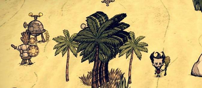 饥荒椰子树的采集技巧（教你如何快速获得椰子汁和椰子碎片）
