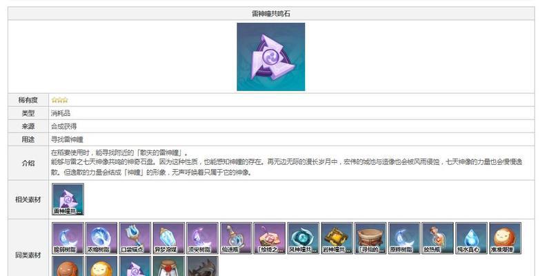 原神雷系主角在哪里共鸣？如何找到共鸣点？