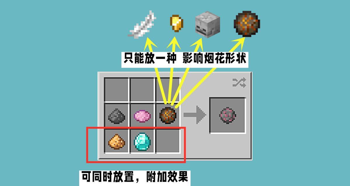 我的世界中烟花的制作方法是什么？有什么特别效果？